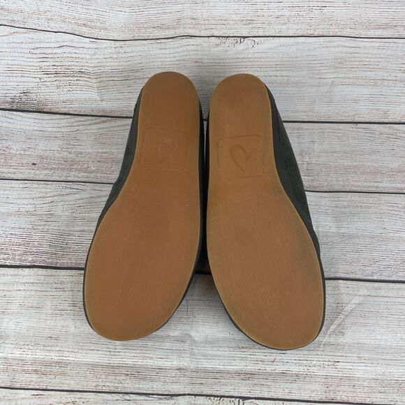 Olukai Moloa Mens Sz 14 Slippers Hunter Green main image 4
